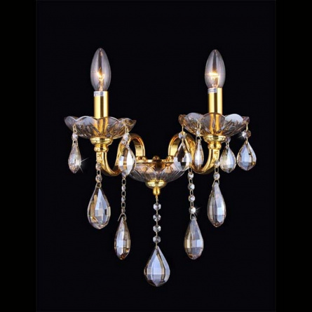 Бра Velletri 10655/2W GOLD, BRANDY фото 1