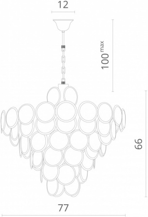 Подвесная люстра Chloe 7566/01 SP-18 фото 2