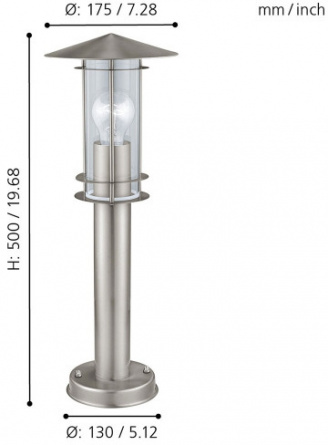 Наземный фонарь Lisio 30187 фото 2