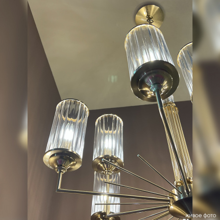 Люстра Crystal Lux GLORIA SP9 BRASS фото 6