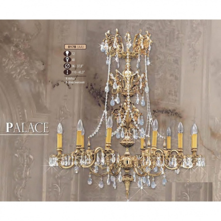 Подвесная люстра 017B 017B/12 AA SWAROVSKI фото 1
