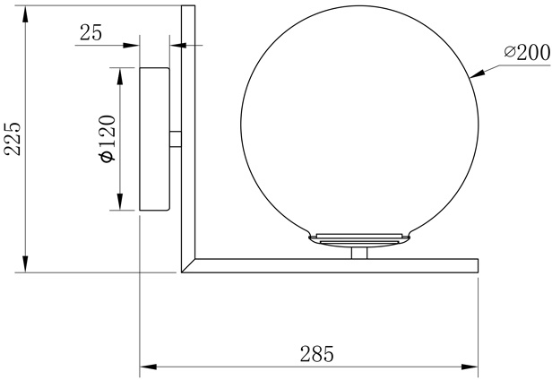 Бра  K2KW-825BR фото 2