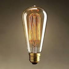 Ретро–лампа Edison Bulb ST64-1 фото 3