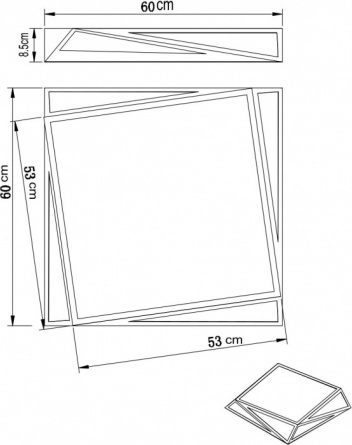 Потолочный светильник Multi-piazza A1930PL-1WH фото 2