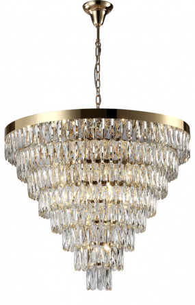 Люстра Crystal Lux ABIGAIL SP22 D820 GOLD/TRANSPARENT фото 2