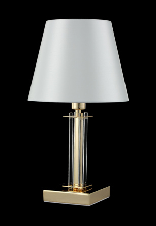 Настольная лампа Crystal Lux NICOLAS LG1 GOLD/WHITE фото 3