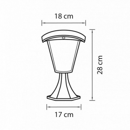 Наземный фонарь Lampione 375970 фото 2